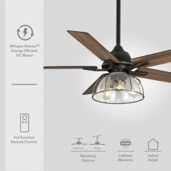 Home Decorators Collection Casun 52 in. LED Indoor Aged Iron Ceiling Fan with Remote Control and Light Kit 21 Home Decorators Collection Casun 52 in. LED Indoor Aged Iron Ceiling Fan with Remote Control and Light Kit -Fans Shop aged iron home decorators collection ceiling fans with lights 11252aiwncn 4f 1000