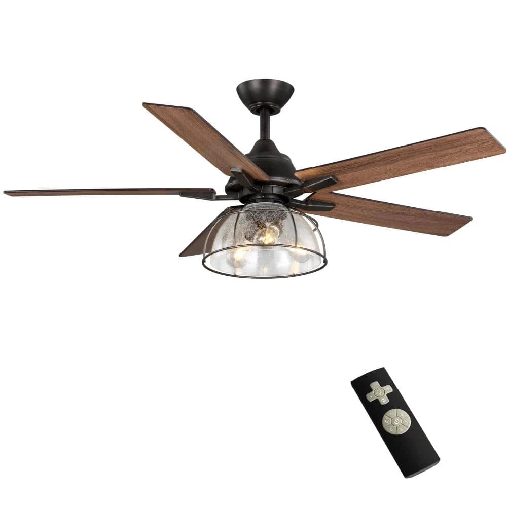 Home Decorators Collection Casun 52 in. LED Indoor Aged Iron Ceiling Fan with Remote Control and Light Kit 1 Home Decorators Collection Casun 52 in. LED Indoor Aged Iron Ceiling Fan with Remote Control and Light Kit
