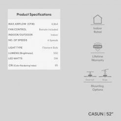 Home Decorators Collection Casun 52 in. LED Indoor Aged Iron Ceiling Fan with Remote Control and Light Kit 25 Home Decorators Collection Casun 52 in. LED Indoor Aged Iron Ceiling Fan with Remote Control and Light Kit -Fans Shop aged iron home decorators collection ceiling fans with lights 11252aiwncn 76 1000