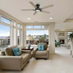 CARRO Essex 52 in. Dimmable LED Indoor/Outdoor Black Smart Ceiling Fan with Light and Remote, Works with Alexa/Google Home 23 CARRO Essex 52 in. Dimmable LED Indoor/Outdoor Black Smart Ceiling Fan with Light and Remote, Works with Alexa/Google Home -Fans Shop black carro ceiling fans with lights hs525j l12 bg 1 fm 31 1000