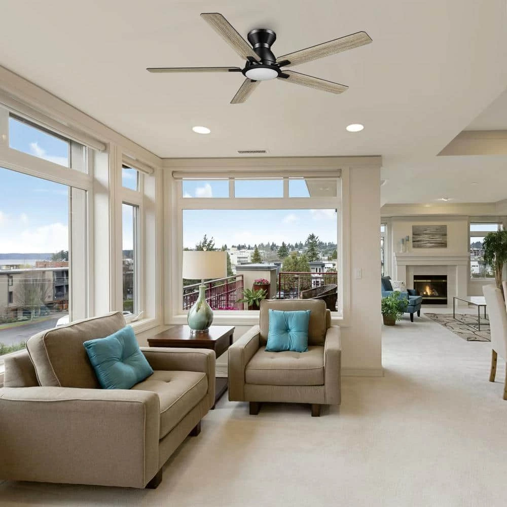 CARRO Essex 52 in. Dimmable LED Indoor/Outdoor Black Smart Ceiling Fan with Light and Remote, Works with Alexa/Google Home 12 CARRO Essex 52 in. Dimmable LED Indoor/Outdoor Black Smart Ceiling Fan with Light and Remote, Works with Alexa/Google Home - Image 12