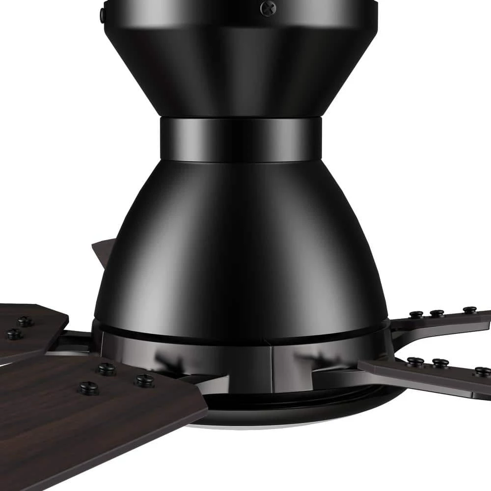 CARRO Essex 52 in. Dimmable LED Indoor/Outdoor Black Smart Ceiling Fan with Light and Remote, Works with Alexa/Google Home 7 CARRO Essex 52 in. Dimmable LED Indoor/Outdoor Black Smart Ceiling Fan with Light and Remote, Works with Alexa/Google Home - Image 7