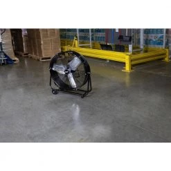 Comfort Zone 24 in. 2-Speed High-Velocity Industrial Drum Fan with Aluminum Blades and 180-Degree Adjustable Tilt in Black 19 Comfort Zone 24 in. 2-Speed High-Velocity Industrial Drum Fan with Aluminum Blades and 180-Degree Adjustable Tilt in Black -Fans Shop black comfort zone industrial fans czmc24 44 1000