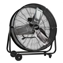 Comfort Zone 24 in. 2-Speed High-Velocity Industrial Drum Fan with Aluminum Blades and 180-Degree Adjustable Tilt in Black 17 Comfort Zone 24 in. 2-Speed High-Velocity Industrial Drum Fan with Aluminum Blades and 180-Degree Adjustable Tilt in Black -Fans Shop black comfort zone industrial fans czmc24 4f 1000