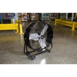 Comfort Zone 24 in. 2-Speed High-Velocity Industrial Drum Fan with Aluminum Blades and 180-Degree Adjustable Tilt in Black 21 Comfort Zone 24 in. 2-Speed High-Velocity Industrial Drum Fan with Aluminum Blades and 180-Degree Adjustable Tilt in Black -Fans Shop black comfort zone industrial fans czmc24 76 1000