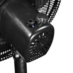 Comfort Zone 16 in. Black Oscillating Pedestal Fan -Fans Shop black comfort zone pedestal fans czst162btebk fa 1000