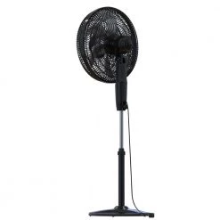 Comfort Zone PowrCurve 18 in. Pedestal Fan -Fans Shop black comfort zone pedestal fans czst180bs eu 66 1000