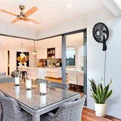 Comfort Zone PowrCurve 18 in. Pedestal Fan -Fans Shop black comfort zone pedestal fans czst180bs eu c3 1000