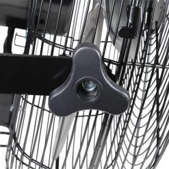 Comfort Zone 18 in. Black High Velocity Industrial 3-Speed Wall Mount Ceiling Fan -Fans Shop black comfort zone wall mounted fans czhvw18 66 1000