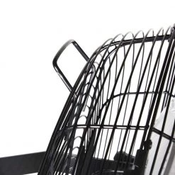 Comfort Zone 18 in. Black High Velocity Industrial 3-Speed Wall Mount Ceiling Fan -Fans Shop black comfort zone wall mounted fans czhvw18 77 1000