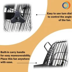 Comfort Zone 18 in. Black High Velocity Industrial 3-Speed Wall Mount Ceiling Fan -Fans Shop black comfort zone wall mounted fans czhvw18 a0 1000