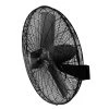 Comfort Zone 30 in. Black High-Velocity Industrial 2-Speed Wall Fan with Aluminum Blades and Adjustable Tilt