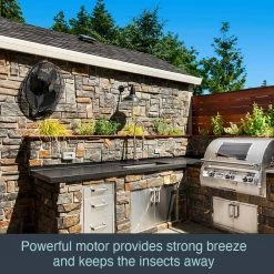 Hampton Bay 18 in. 3-Speed High Velocity Black Wall Mount Fan with 3 Blades -Fans Shop black hampton bay wall mounted fans 82018 1d 1000