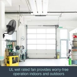 Hampton Bay 30 in. 3-Speed High Velocity Black Wall Mount Fan with 3 Blades 19 Hampton Bay 30 in. 3-Speed High Velocity Black Wall Mount Fan with 3 Blades -Fans Shop black hampton bay wall mounted fans 82030 4f 1000