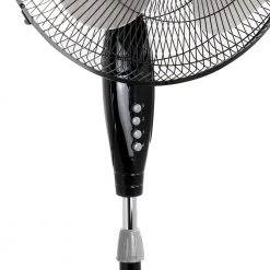 Holmes 16 in. Oscillating Blade Stand Pedestal Fan with Metal Grill in Black -Fans Shop black holmes pedestal fans 985118514m 1f 1000