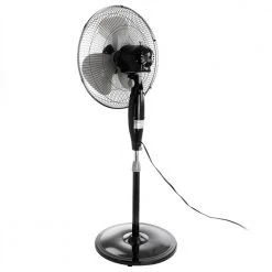 Holmes 16 in. Oscillating Blade Stand Pedestal Fan with Metal Grill in Black -Fans Shop black holmes pedestal fans 985118514m 4f 1000