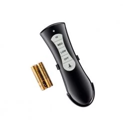 Home Decorators Collection Windara 22 in. LED Indoor/Covered Outdoor Black Ceiling Fan with Light Kit and Remote Control -Fans Shop black home decorators collection ceiling fans with lights sfl 550l3 4f 1000