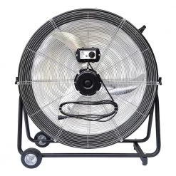 ILIVING 30 in. 3-Speed Portable High Velocity Drum Fan with 8300 CFM, Industrial, Commercial, Air Circulator -Fans Shop black iliving industrial fans ilg8mf30 83 4f 1000
