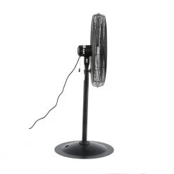 ILIVING Adjustable-Height 30 in.Industrial Pedestal Floor Fan with 7261 CFM -Fans Shop black iliving pedestal fans ilg8p30 72 4f 1000
