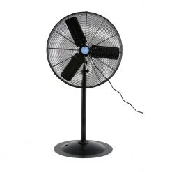 ILIVING Adjustable-Height 30 in.Industrial Pedestal Floor Fan with 7261 CFM