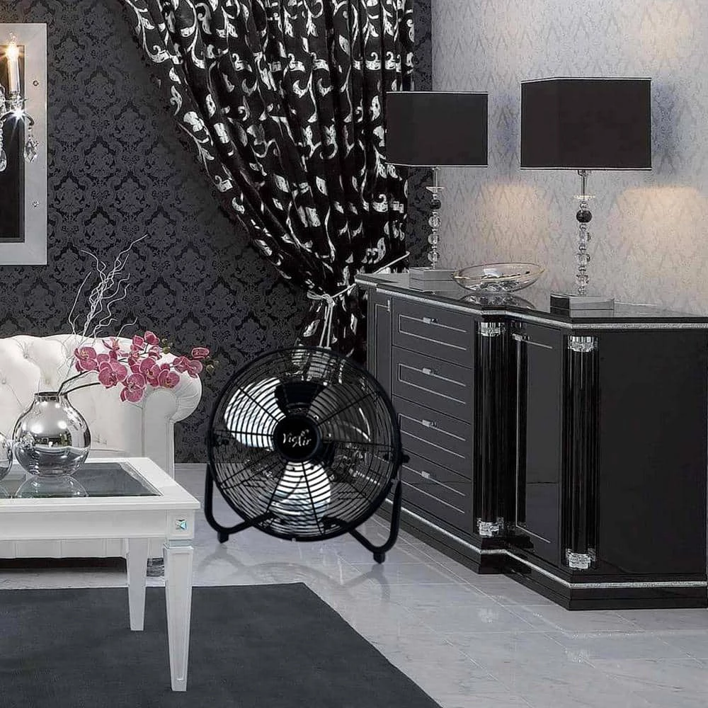 Unbranded 20 in. 3-Speed High Velocity Industrial Metal Floor Fan with Tilting Head 2 Unbranded 20 in. 3-Speed High Velocity Industrial Metal Floor Fan with Tilting Head - Image 2