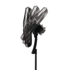 Lasko Adjustable Height 57 in. 4-Speed Oscillating Pedestal Fan with Remote Control and 20 in. Blade -Fans Shop black lasko pedestal fans s20625 77 1000