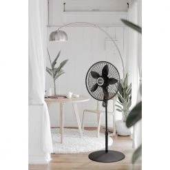 Lasko Adjustable Height 57 in. 4-Speed Oscillating Pedestal Fan with Remote Control and 20 in. Blade -Fans Shop black lasko pedestal fans s20625 c3 1000