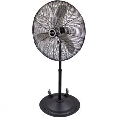 Lasko Max Performance 30 in. Industrial Grade Oscillating Pedestal Fan with Wheels