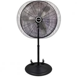 Lasko Max Performance 30 in. Industrial Grade Oscillating Pedestal Fan with Wheels -Fans Shop black lasko pedestal fans x30400 c3 1000