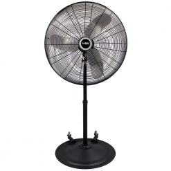 Lasko Max Performance 30 in. Industrial Grade Oscillating Pedestal Fan with Wheels -Fans Shop black lasko pedestal fans x30400 fa 1000