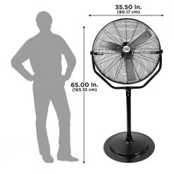 Maxx Air 30 in. 3-Speed High Velocity Tilting Pedestal Fan -Fans Shop black maxx air pedestal fans hvpf 30 yokeups 1f 1000