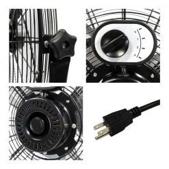 Maxx Air 30 in. 3-Speed High Velocity Tilting Pedestal Fan -Fans Shop black maxx air pedestal fans hvpf 30 yokeups 44 1000