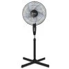 Amucolo Adjustable-Height 16 in. 3 Speed Black Pedestal Fan for Indoor, Bedroom, Living Room, Home Office & College Dorm Use