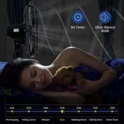 Aoibox Simple Deluxe Oscillating 14 .5 in. Adjustable 12-Speeds Pedestal Stand Fan with Remote Control, 9-Hours Timer, Black -Fans Shop black pedestal fans snmx2863 c3 1000