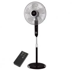 SPT Adjustable-Height 57 in. Oscillating Pedestal Fan with Touch-Stop Sensor