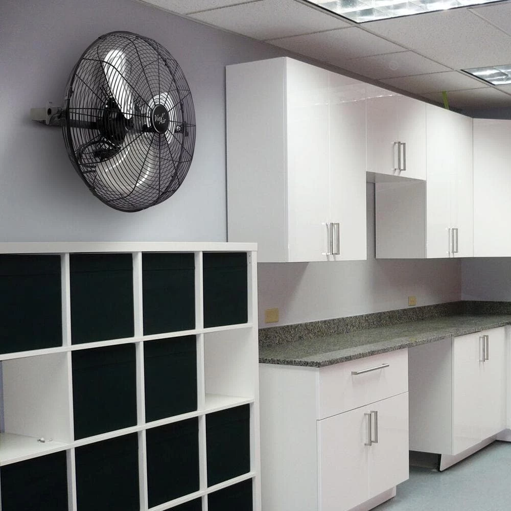 Vie Air Dual Function Indoor Black 18 in. Wall Tilting Fan 7 Vie Air Dual Function Indoor Black 18 in. Wall Tilting Fan - Image 7