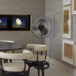 VIEAIR 18 in. Adjustable Height Oscillating Pedestal Industrial Heavy Duty Fan -Fans Shop black vieair pedestal fans 98596356m 4f 1000