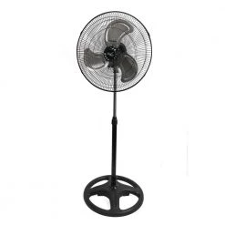 VIEAIR 18 in. Adjustable Height Oscillating Pedestal Industrial Heavy Duty Fan