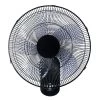 Tidoin 18 in. Black 3-Speed Mounted Wall Fan with 90 Degree Horizontal Oscillating, 4 Hours Timer and 5 Blade