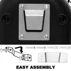 Unbranded 18 in. Black Wall Mount Fan, 3 Speed Setting for Indoor,Home,Office Use, 90 Degree Horizontal Oscillating, 4 Hours Timer -Fans Shop black wall mounted fans dhs0ra22090704 76 1000