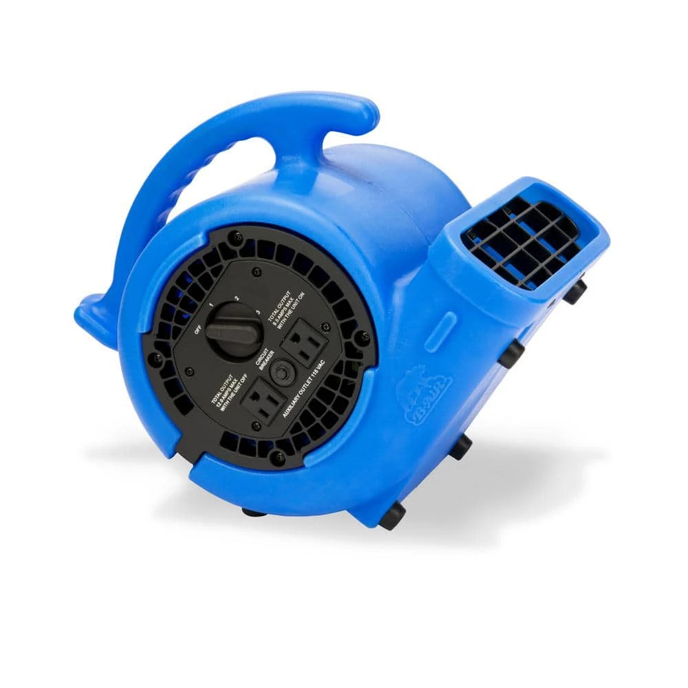 B-Air VP-20 1/5 HP Air Mover for Water Damage Restoration Carpet Dryer Floor Blower Fan Home and Plumbing Use in Blue 4 B-Air VP-20 1/5 HP Air Mover for Water Damage Restoration Carpet Dryer Floor Blower Fan Home and Plumbing Use in Blue - Image 4