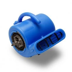 B-Air 1/4 HP Air Mover Blower Fan for Water Damage Restoration Carpet Dryer Floor Home and Plumbing Use in Blue -Fans Shop blue b air blower fans ba vp 25 bl c3 1000