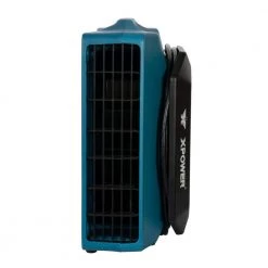 XPOWER 1/3 HP 1050 CFM 3-Speed Low Profile Air Mover, Floor Fan, Carpet Dryer with Build-in Power Outlets -Fans Shop blue blower fans pl 700a blue c3 1000