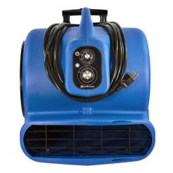 Comfort Zone 1 HP High Velocity Air Mover Carpet Dryer Blower Fan with Timer Blue -Fans Shop blue comfort zone blower fans czbc101t 44 1000