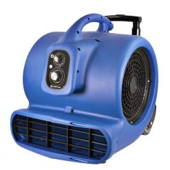 Comfort Zone 1 HP High Velocity Air Mover Carpet Dryer Blower Fan with Timer Blue -Fans Shop blue comfort zone blower fans czbc101t 4f 1000