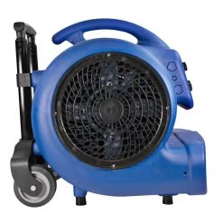 Comfort Zone 1 HP High Velocity Air Mover Carpet Dryer Blower Fan with Timer Blue -Fans Shop blue comfort zone blower fans czbc101t 76 1000