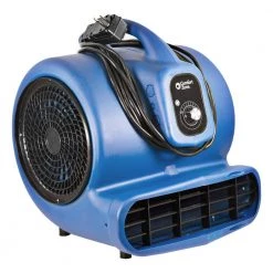 Comfort Zone 1/3 HP High Velocity Air Mover Carpet Dryer Blower Fan with Timer and GFCI -Fans Shop blue comfort zone blower fans czbc131g 1f 1000