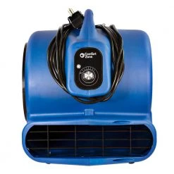 Comfort Zone 1/3 HP High Velocity Air Mover Carpet Dryer Blower Fan with Timer and GFCI -Fans Shop blue comfort zone blower fans czbc131g 44 1000