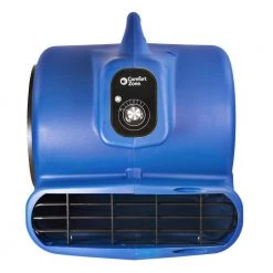 Comfort Zone 1/3 HP High Velocity Air Mover Carpet Dryer Blower Fan with Timer and GFCI -Fans Shop blue comfort zone blower fans czbc131g c3 1000