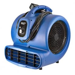 Comfort Zone 1/3 HP High Velocity Air Mover Carpet Dryer Blower Fan with Timer and GFCI -Fans Shop blue comfort zone blower fans czbc131g fa 1000